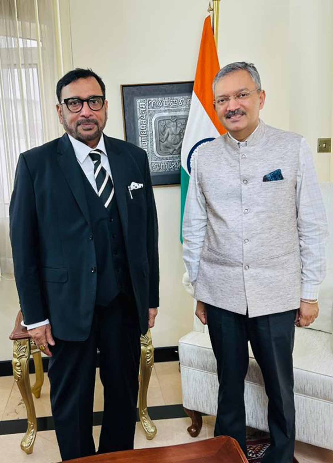 H. E. ambassador of India in Qatar