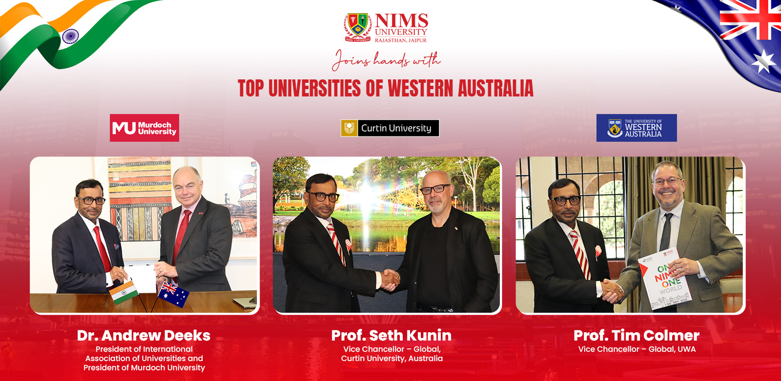 NIMS University Joins hands
