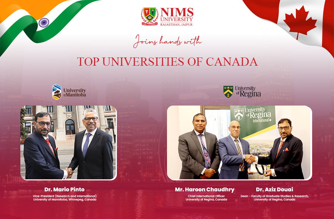 NIMS UNIVERSITY JOINS HANDS CANADA - Mob