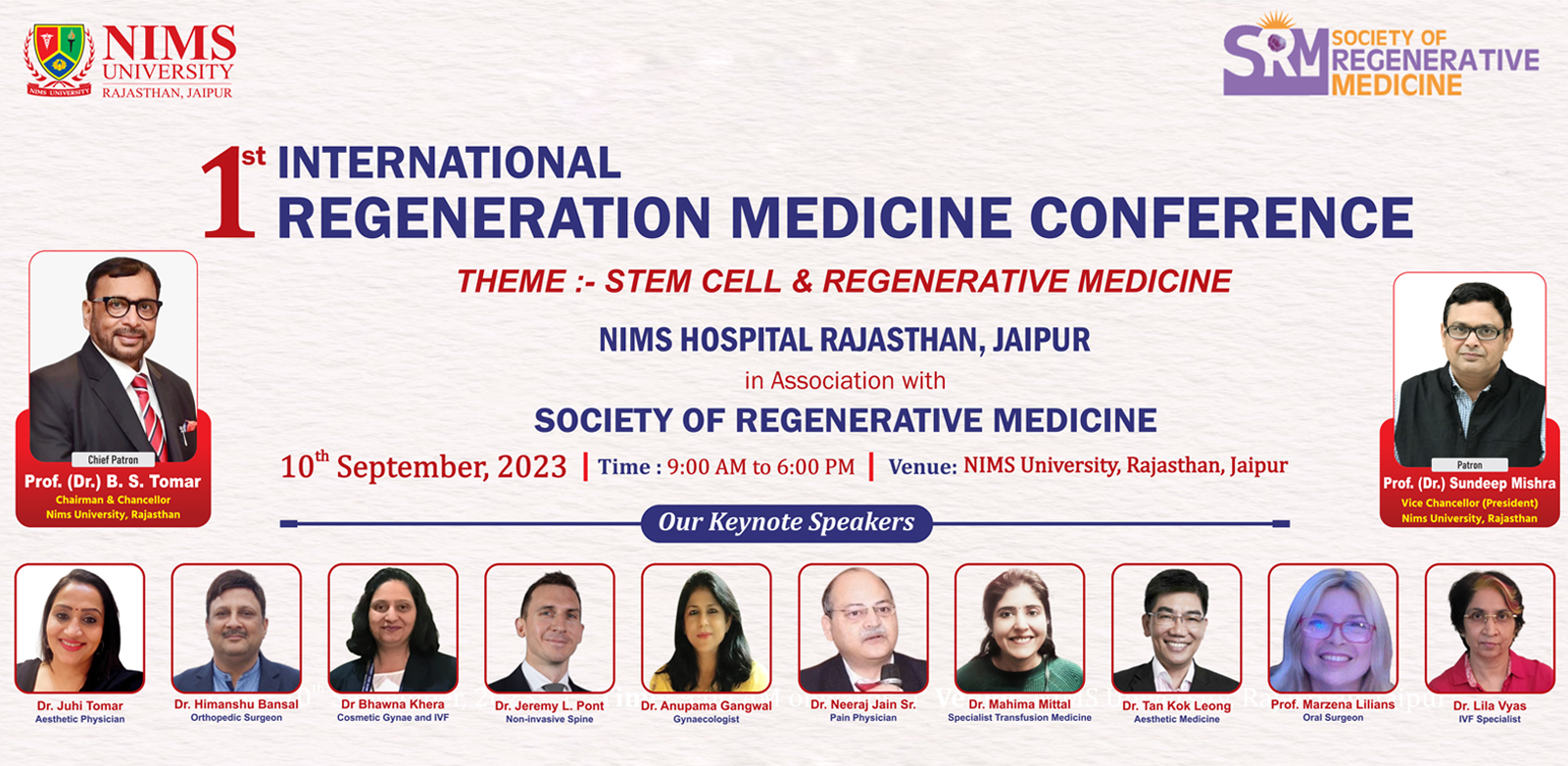 1st International Regeneration medicine conference - Web