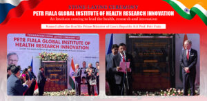 Stone Laying Ceremony of “Petr Fiala Global Institute of Health Research Innovation” by Czech Prime Minister Petr Fiala Forge a Legacy that Charts Global Learning