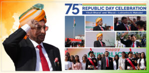 Dr. B.S. Tomar Honors the Democratic Legacy of India on the 75th Republic Day with the vision of Viksit Bharat @2047