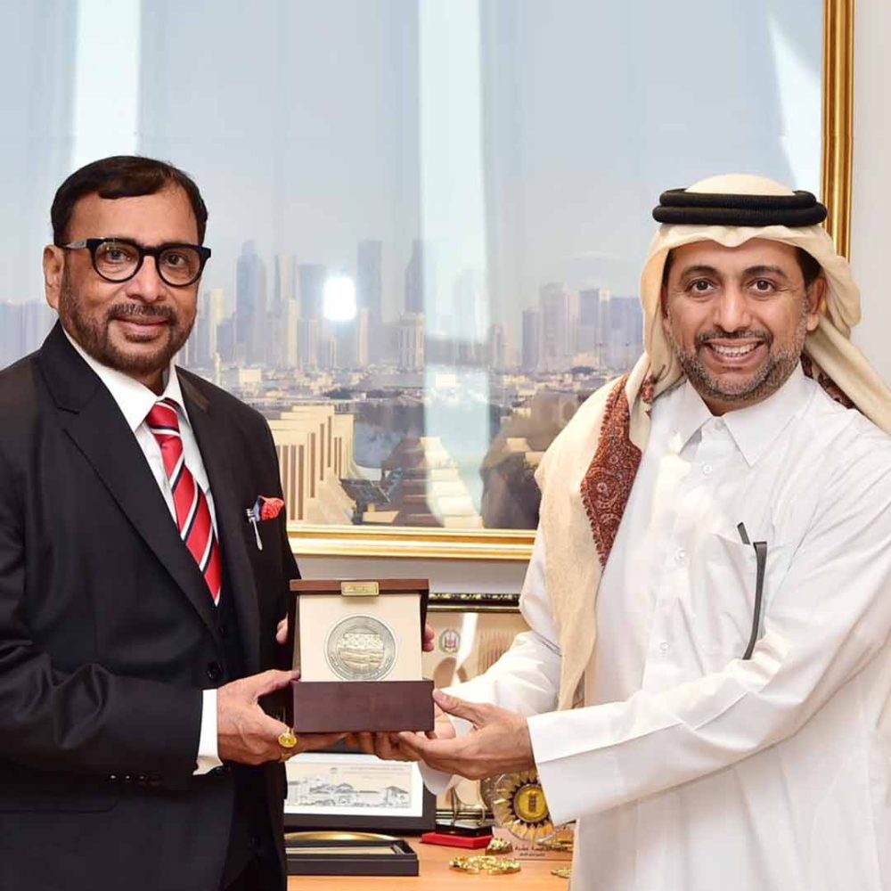 President of Qatar University in Doha